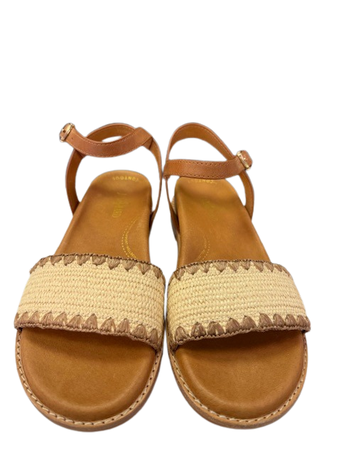 Jax & Bard Women's Ambitious Beige Raffia Tan